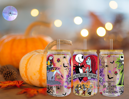 Jack & Sally Glass Libby