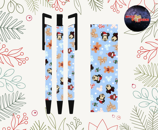 Mickey & Minnie Xmas Pen